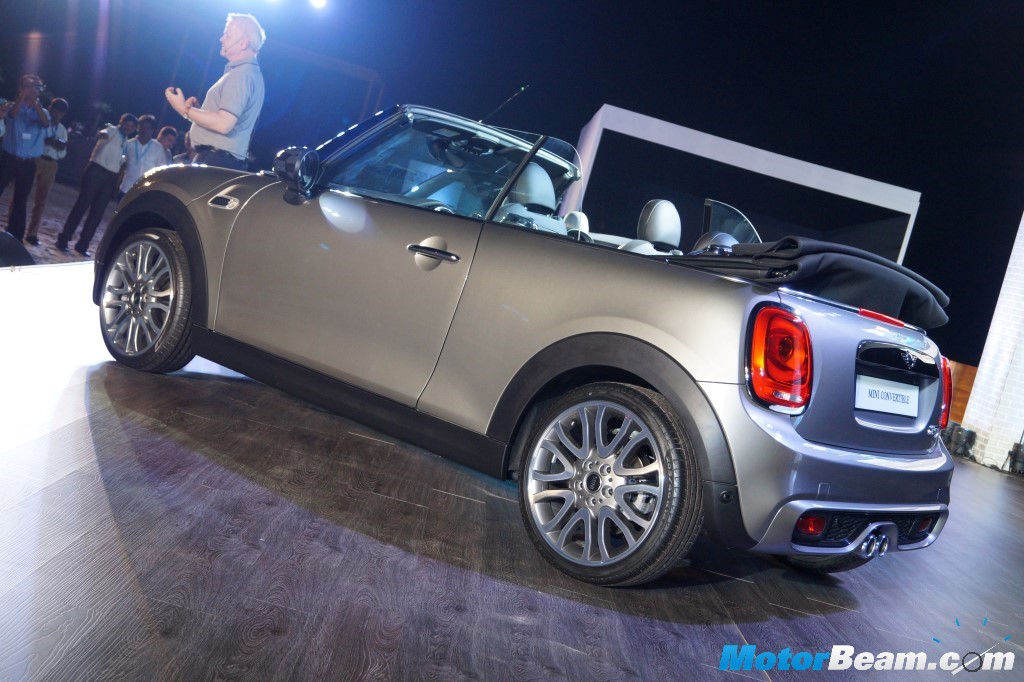 2016 MINI Convertible S Launch Rear
