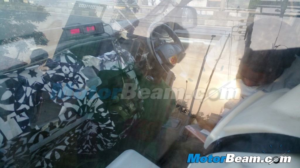 2016 Mahindra S101 Interior Spied