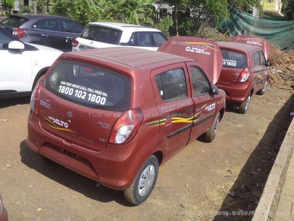 2016 Maruti Alto 800 Facelift Rear