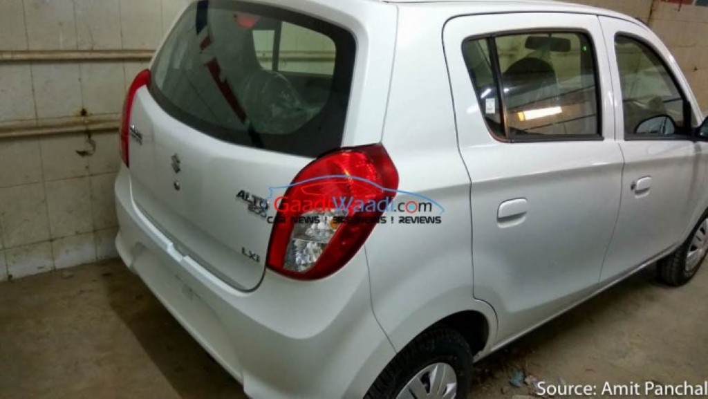 2016 Maruti Alto Facelift Rear