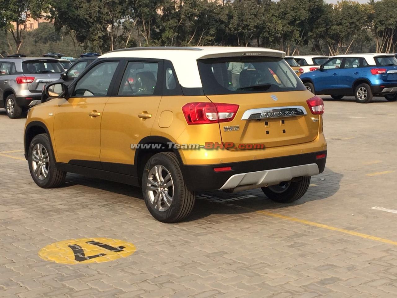 2016 Maruti Vitara Brezza Yellow
