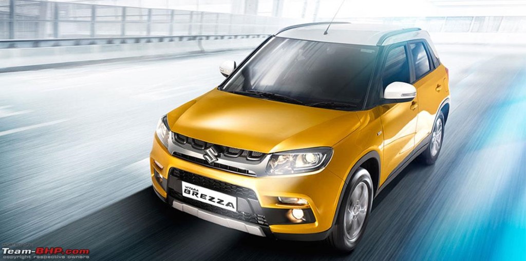 2016 Maruti Vitara Brezza Yellow