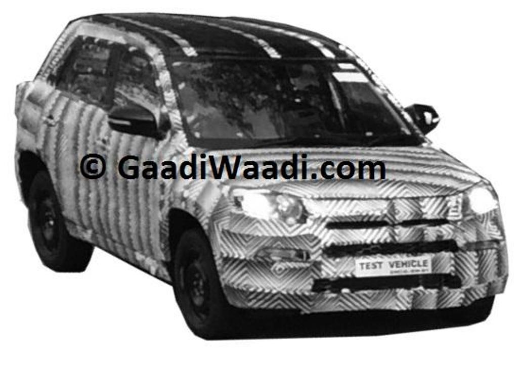 2016 Maruti YBA Compact SUV Spied