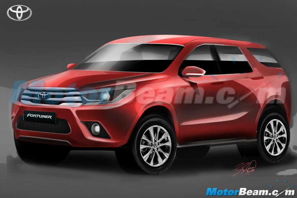 2016 New Generation Toyota Fortuner Rendering