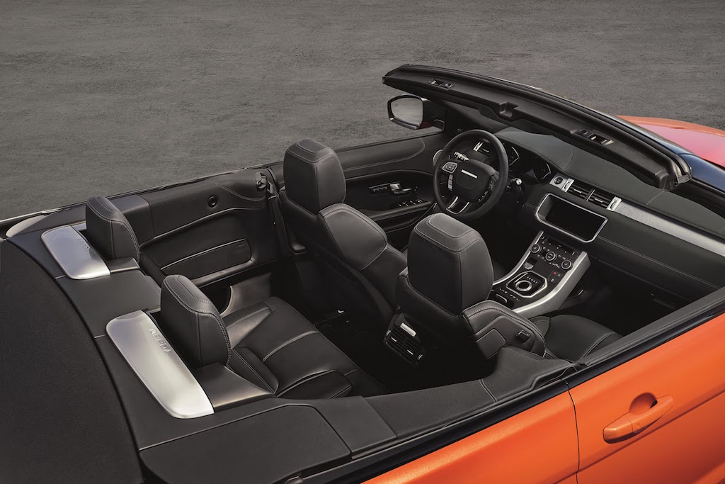2016 Range Rover Evoque Convertible Interior
