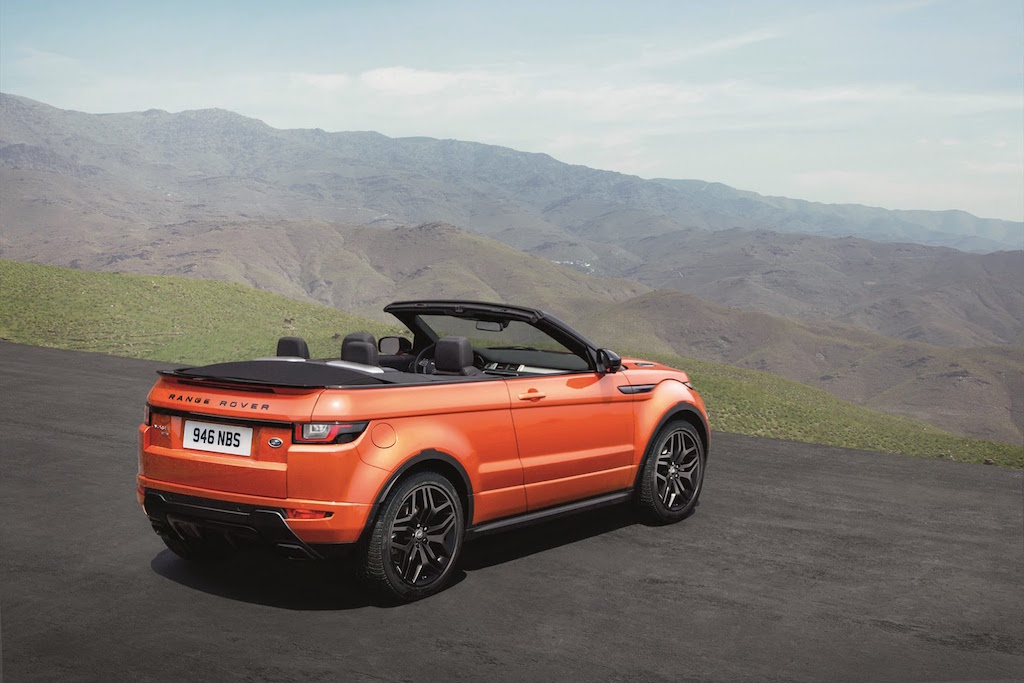 2016 Range Rover Evoque Convertible Rear