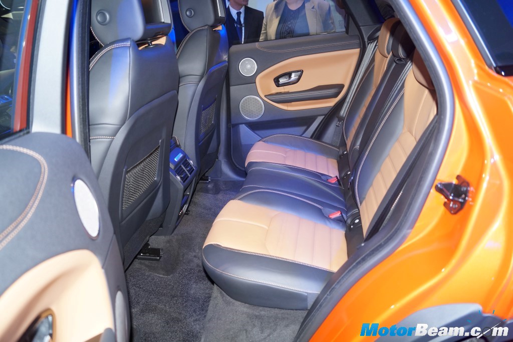 2016 Range Rover Evoque Rear Space