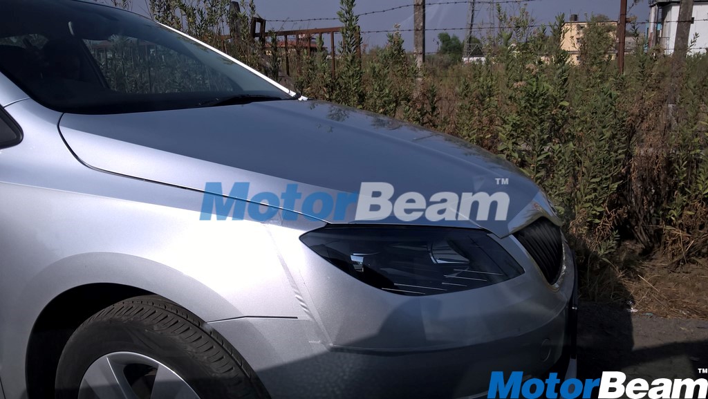 2016 Skoda Rapid Caught On Test