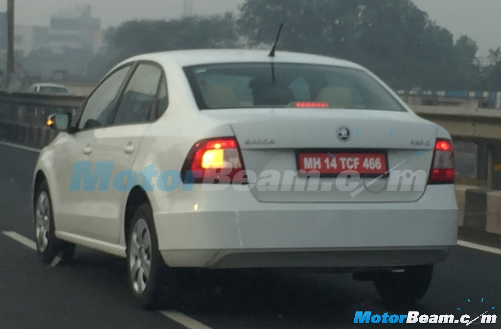 2016 Skoda Rapid Facelift Rear