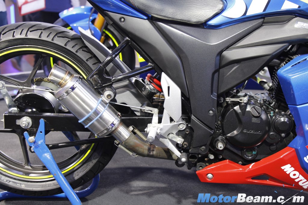 2016 Suzuki Gixxer Cup Bike Exhaust