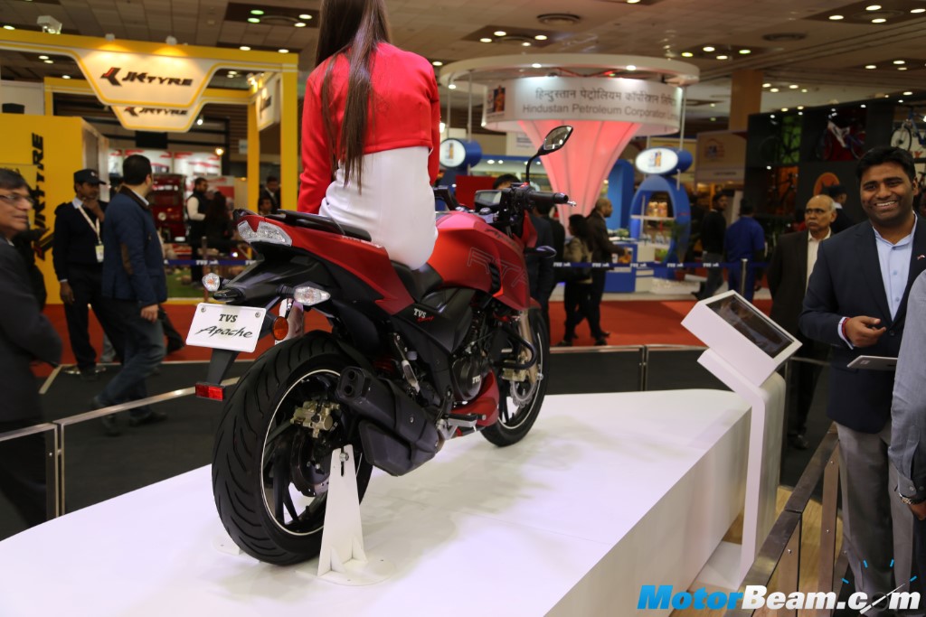 2016 TVS Apache 200 Rear