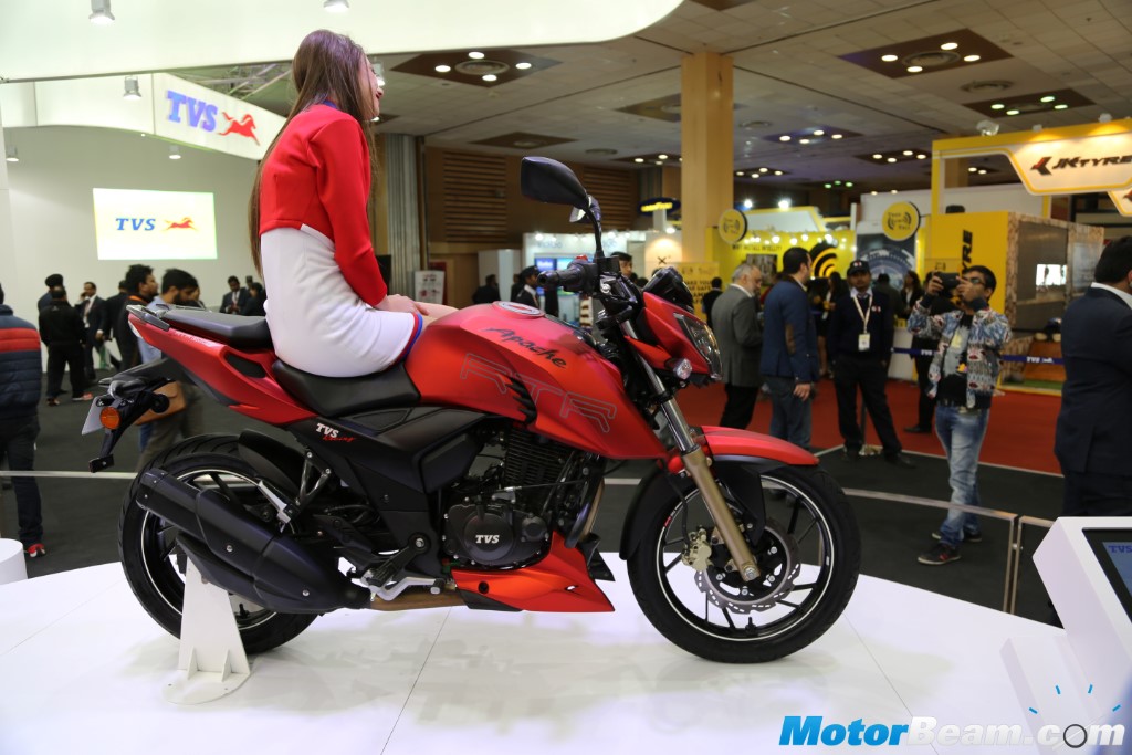 2016 TVS Apache 200 Side