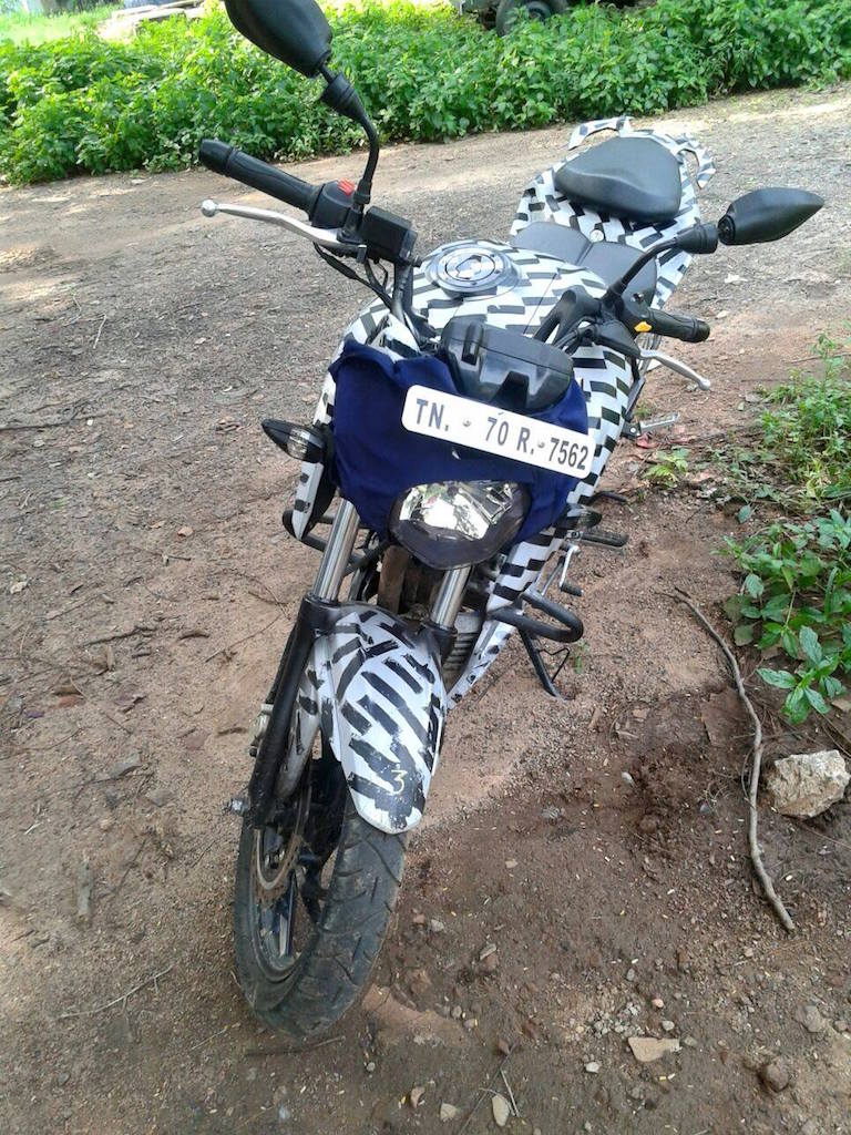 2016 TVS Apache Spy Shot