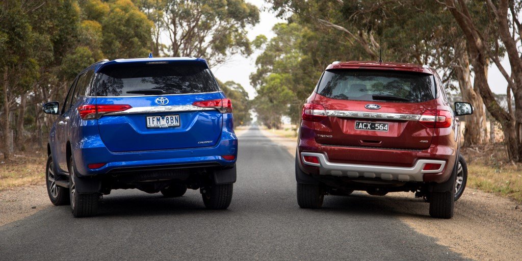 Ford endeavour and toyota fortuner