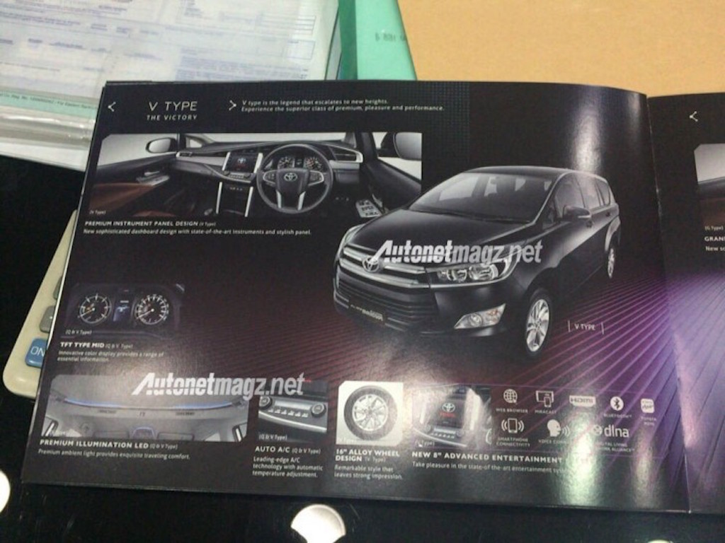 2016 Toyota Innova Brochure Features