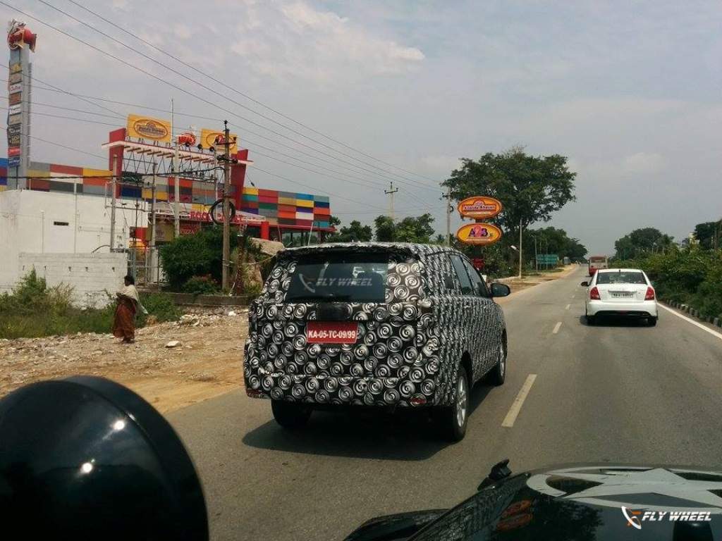 2016 Toyota Innova Spied Bangalore