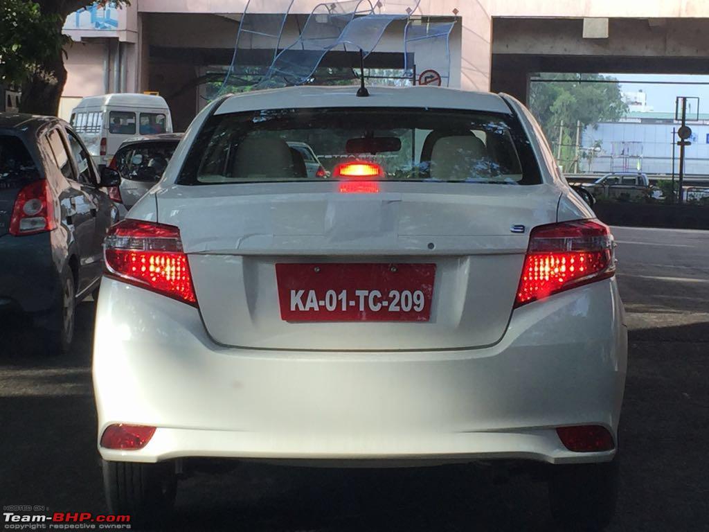 2016 Toyota Vios Spied Rear