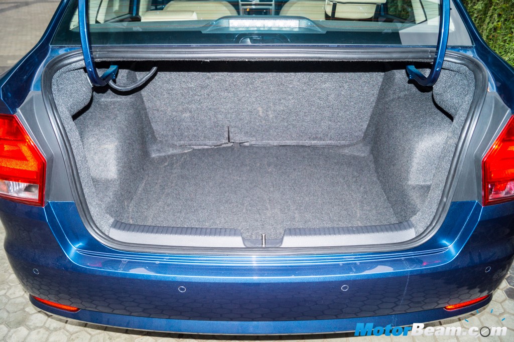 2016 Volkswagen Ameo Boot Capacity