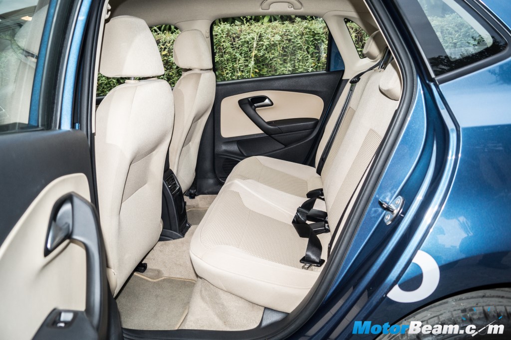 2016 Volkswagen Ameo Rear Seat Space