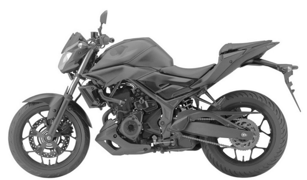 2016 Yamaha MT 320 Side