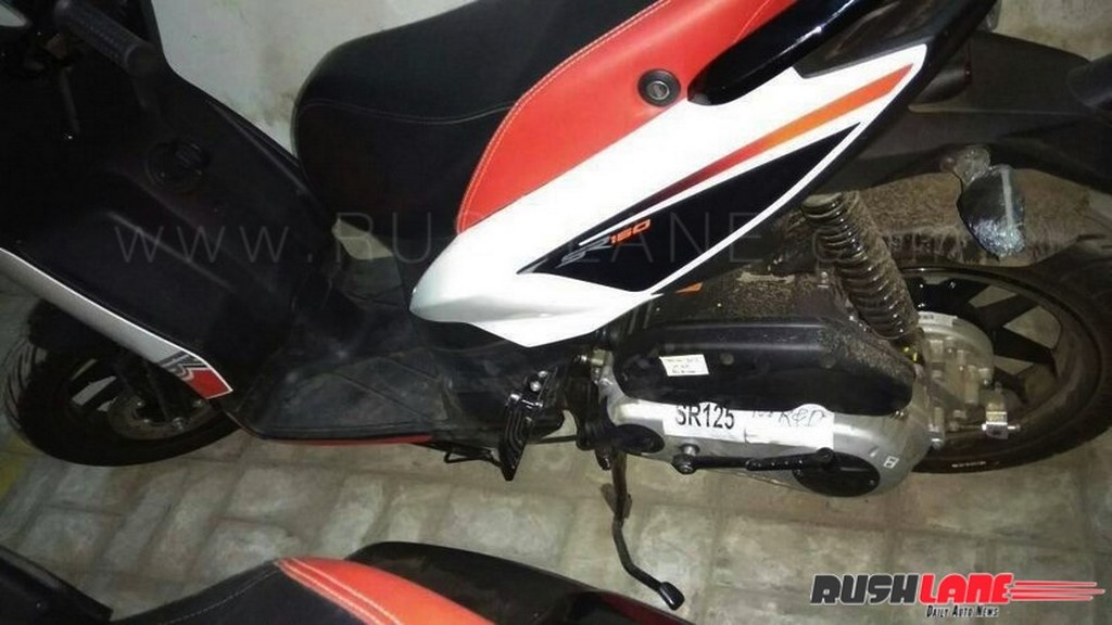 2017 Aprilia SR 125 Side Spied