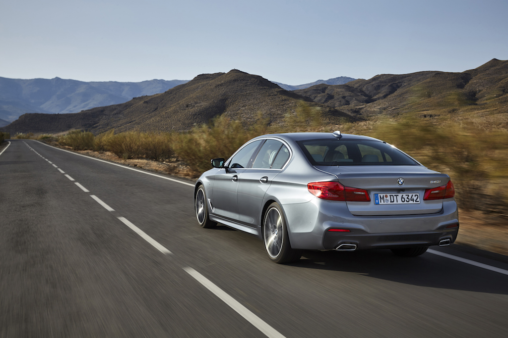 2017 BMW 5 Series Rear