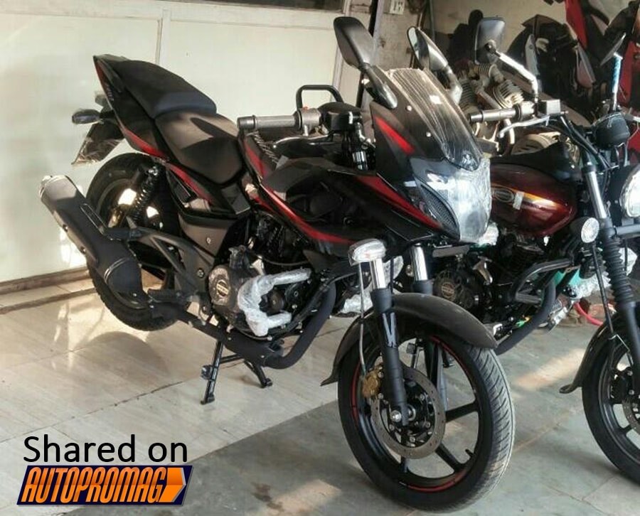 2017 Bajaj Pulsar 220f Spied With New Features Colour Motorbeam