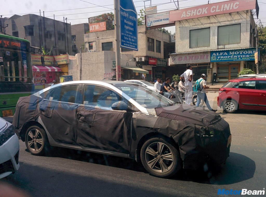 2017 Hyundai Verna Caught Testing