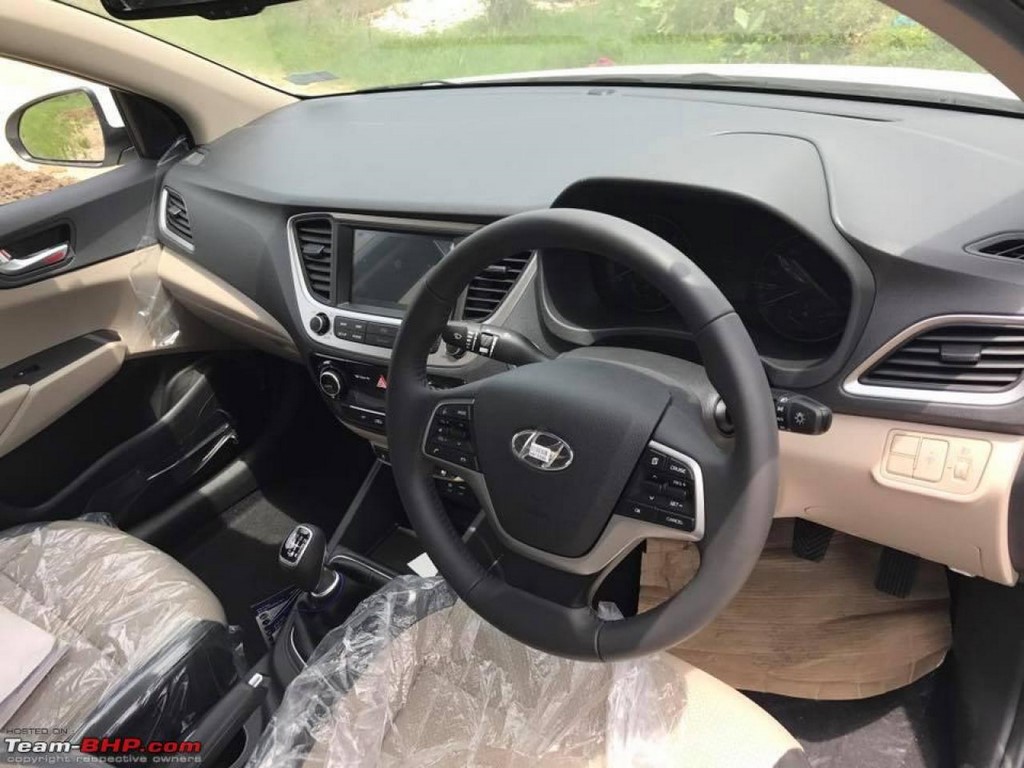 2017 Hyundai Verna Interior Spied