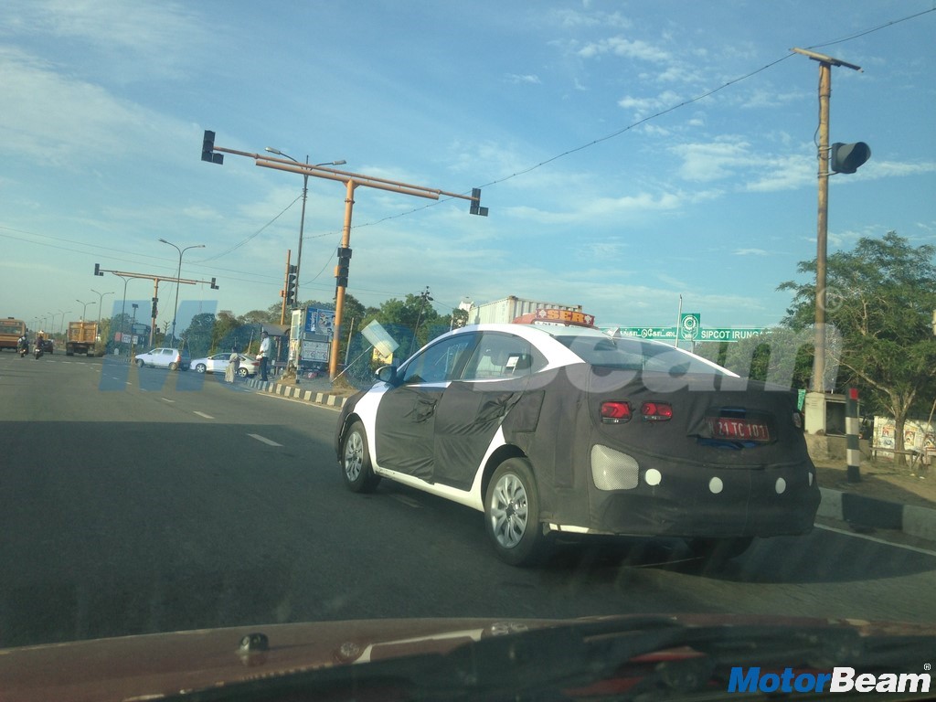 2017 Hyundai Verna Spied Rear