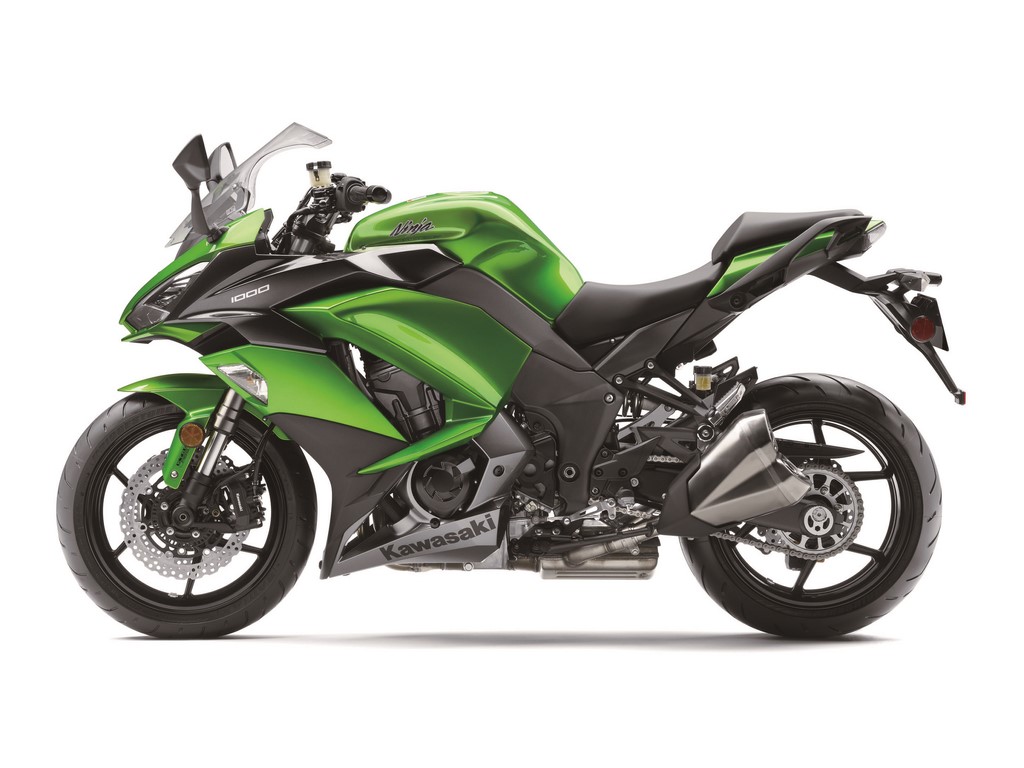 2017 Kawasaki Ninja Green Side