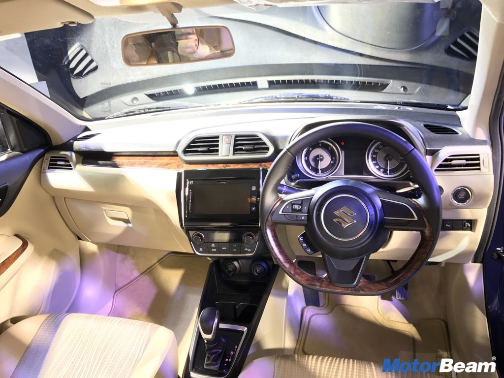 2017 Maruti DZire Interior
