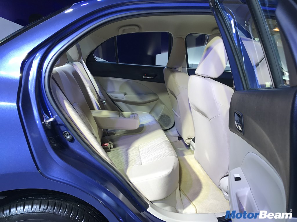 2017 Maruti DZire Legroom