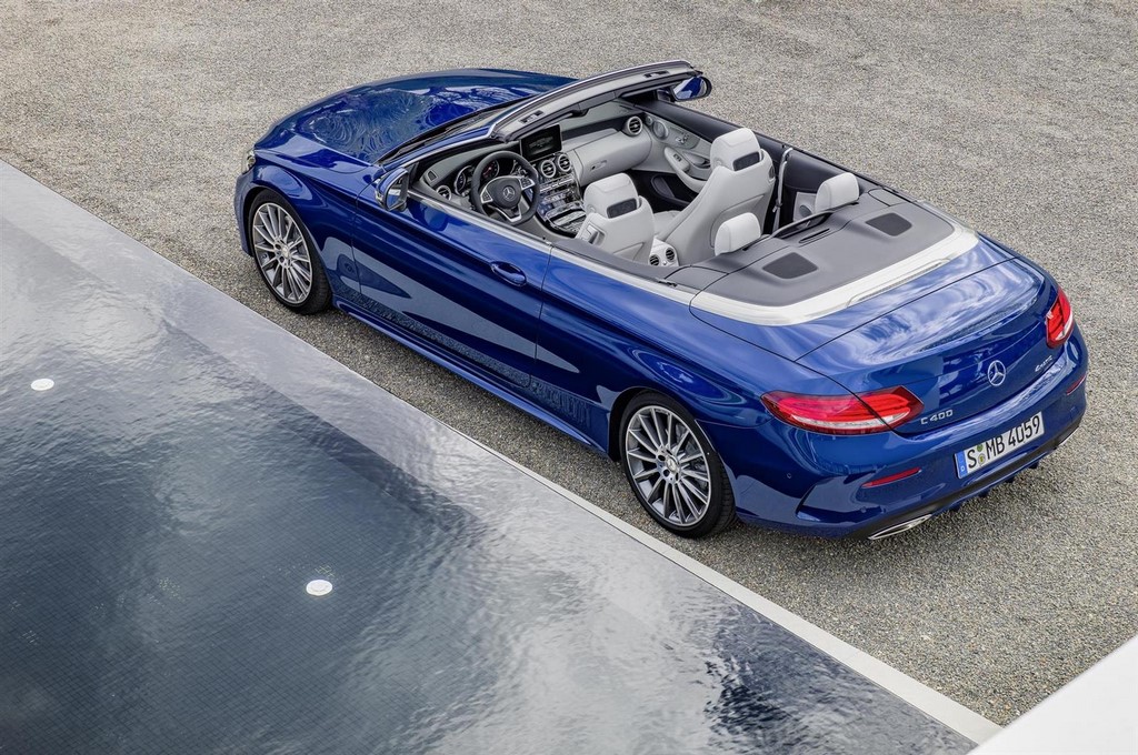 2017 Mercedes Benz C300 Cabriolet rear