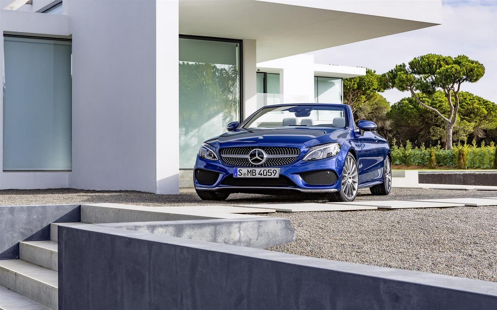 2017 Mercedes C300 Cabriolet Front