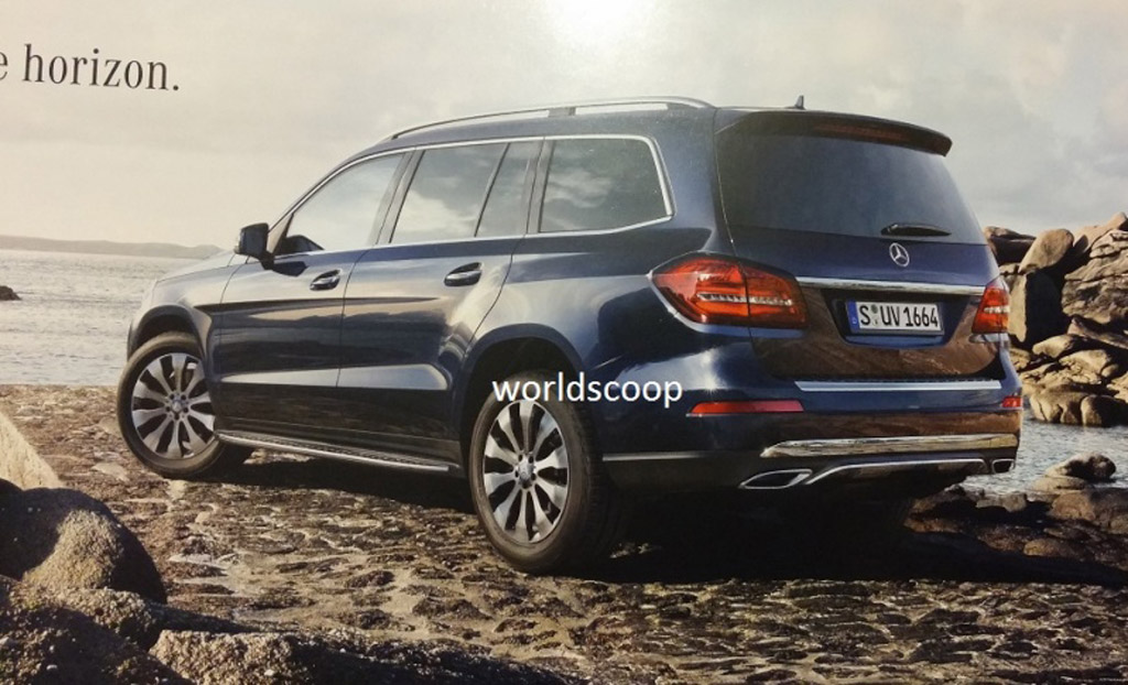 2017 Mercedes GLS Leaked Rear