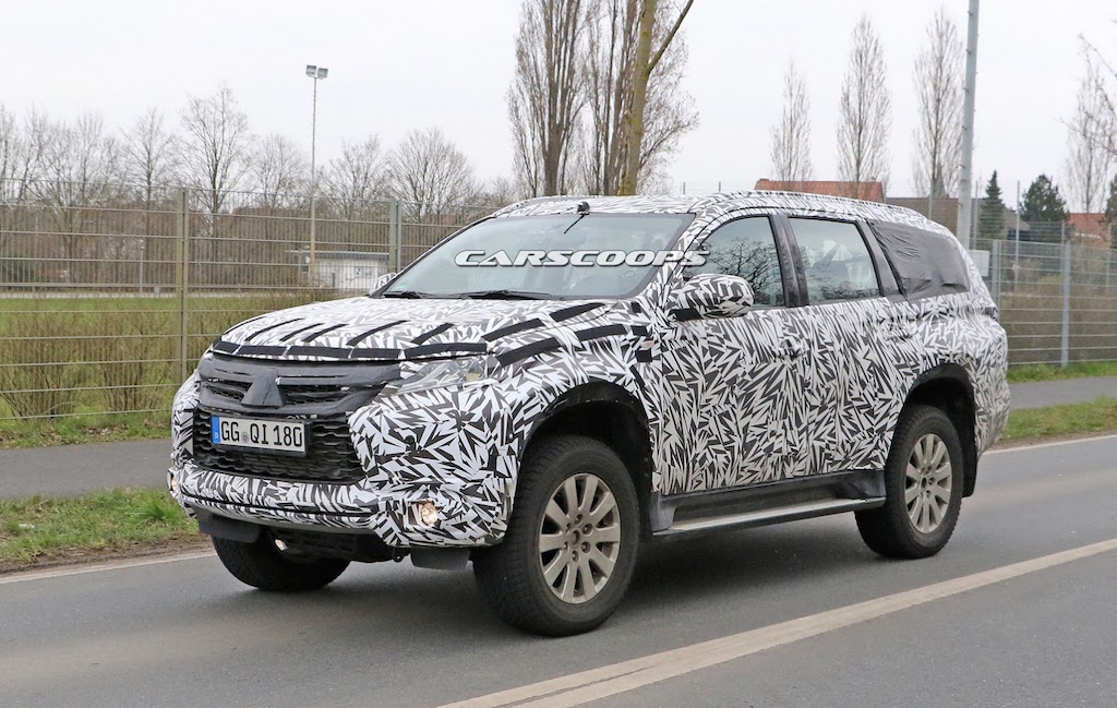 2017 Mitsubishi Pajero Sport Test Mule