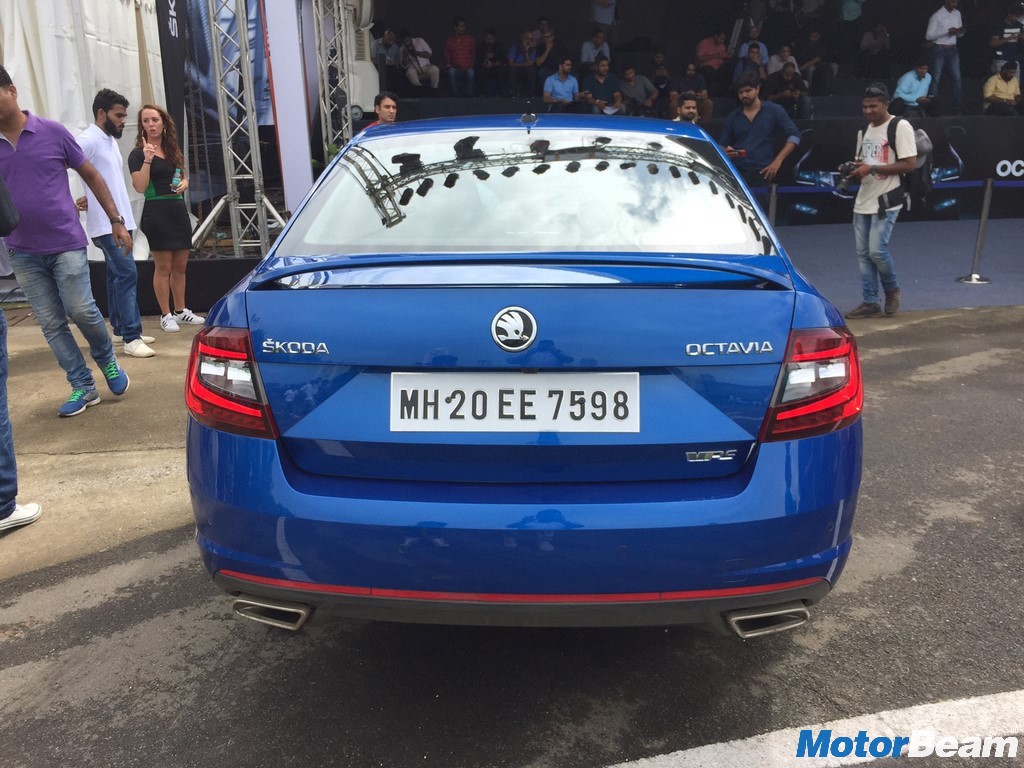2017 Skoda Octavia RS Rear