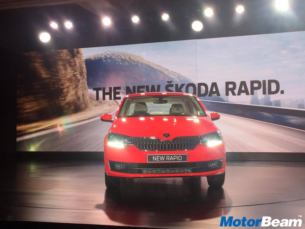 2017 Skoda Rapid Facelift Front