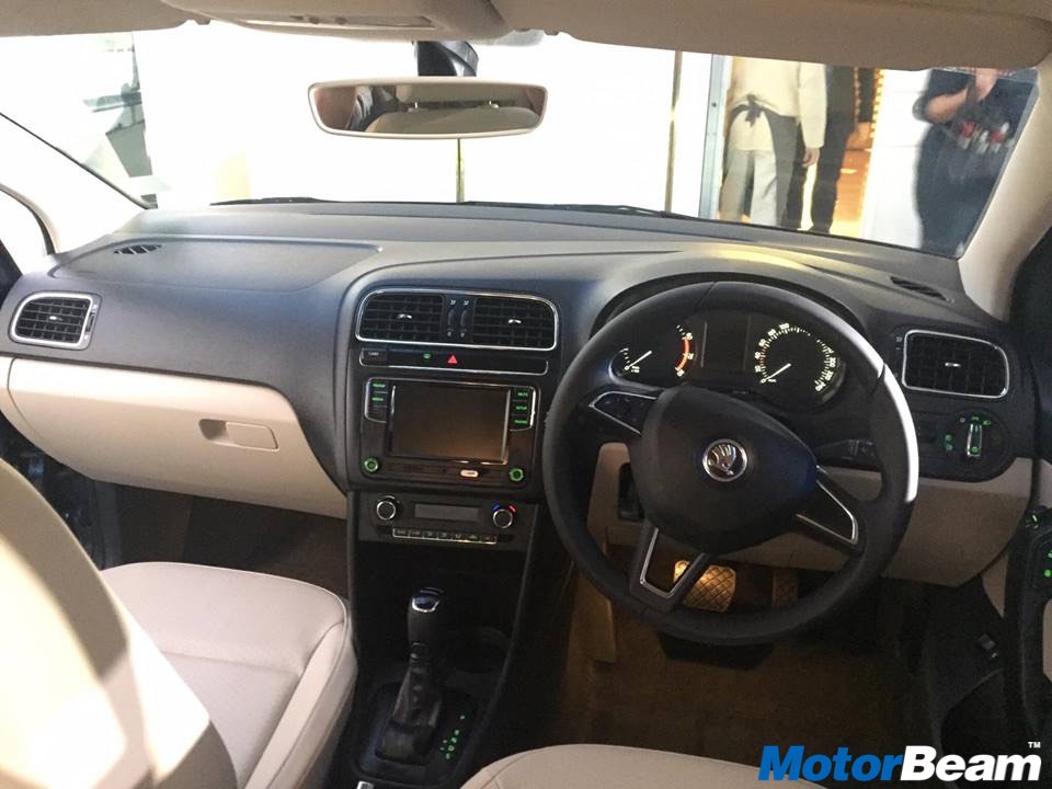 2017 Skoda Rapid Facelift Interiors