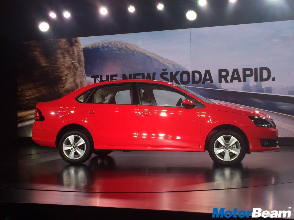 2017 Skoda Rapid Facelift Side