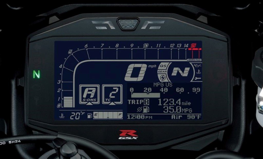 2017 Suzuki GSX-R1000 Instrument Console