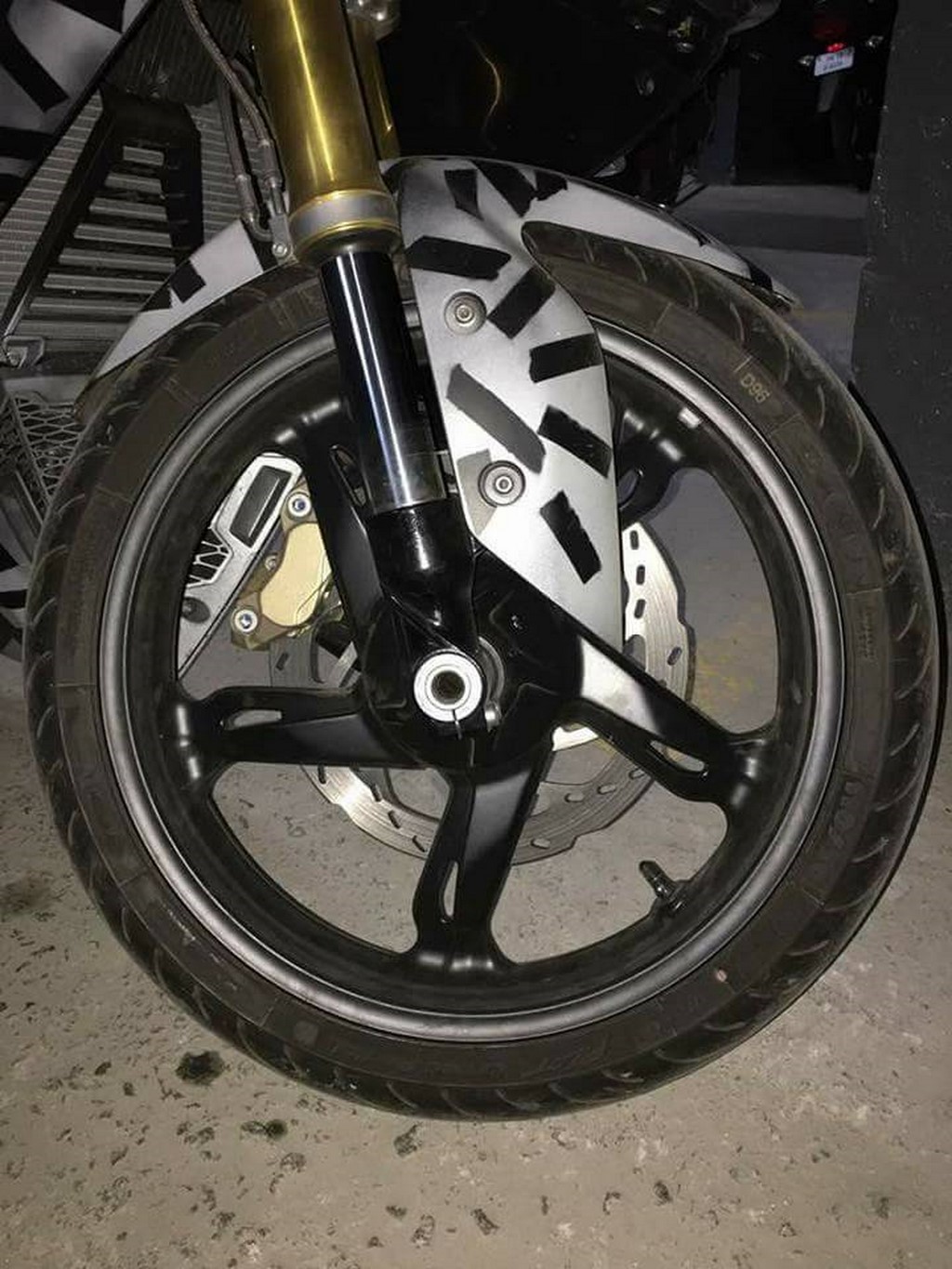2017 TVS Apache RR 310S Front Wheel Spied