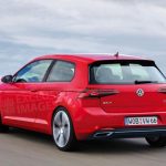 2017 Volkswagen Golf Rendering Rear
