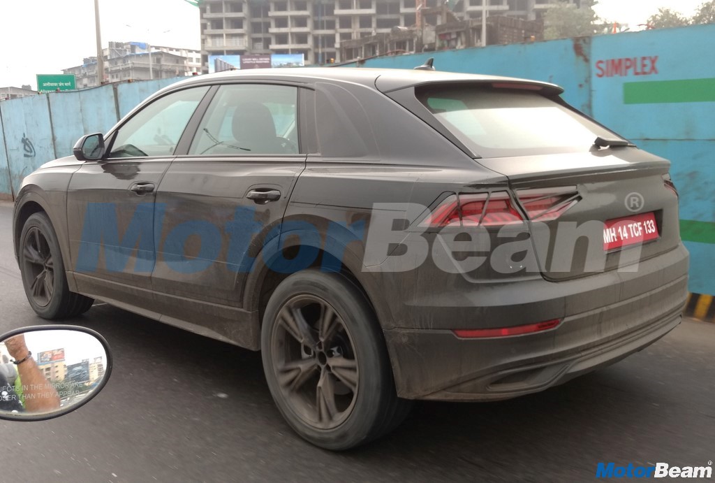 2018 Audi Q8 Rear Spotted