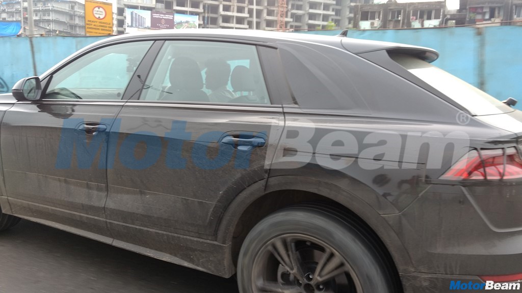 2018 Audi Q8 Side Profile Spied