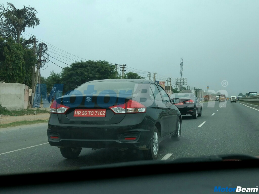 2018 Ciaz Spied On Test