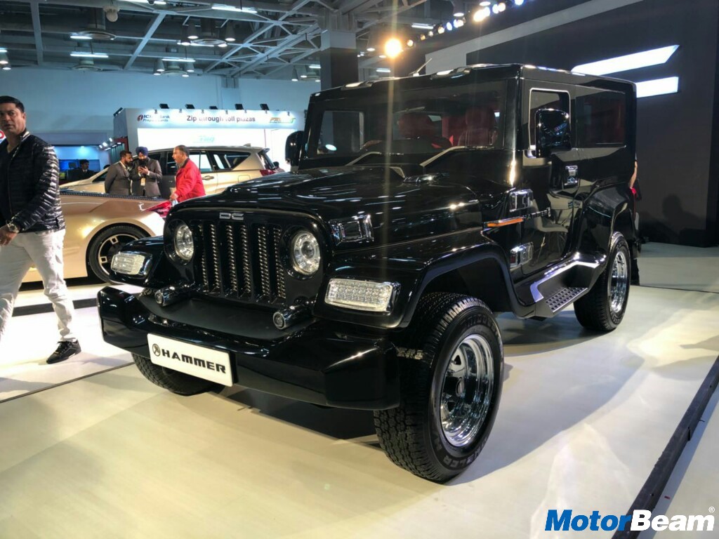 Dc Hammer Is A Heavily Modified Thar Showcased At Auto Expo