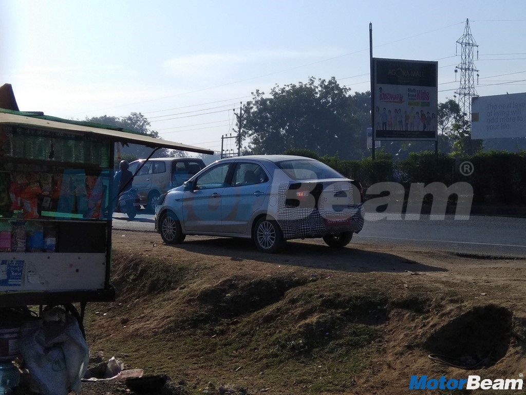 2018 Ford Aspire Spotted On Test