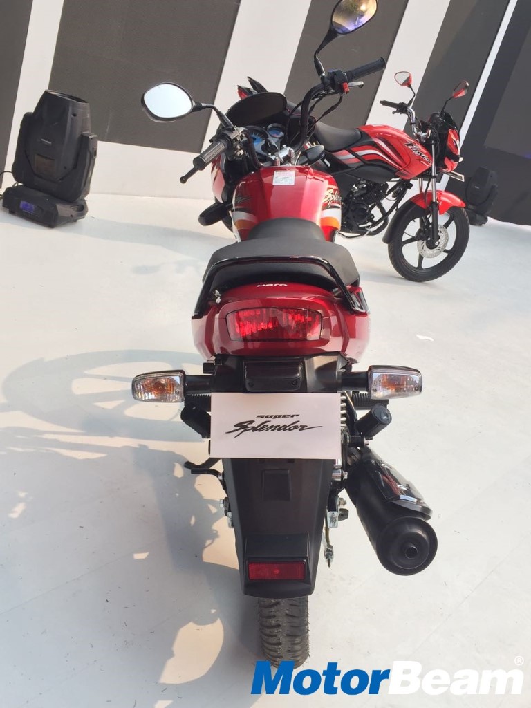 2018 Hero Super Splendor Rear